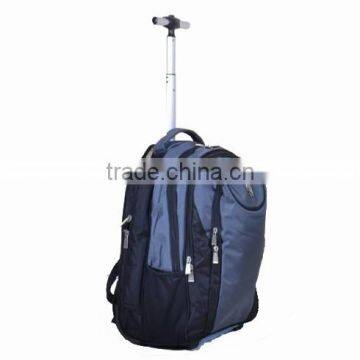 Rod backpack with wheels/laptop backpack with trolley