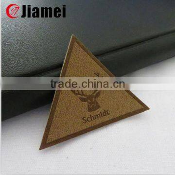 High Quality leather seat patch, debossed PU/genuine leather wholesale leather patch