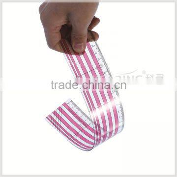 Kearing Flexible 5*30cm Sandwich Line Prinring Patchwork Quilting Ruler Plastic for Fashion Designing #W5151 photo-2