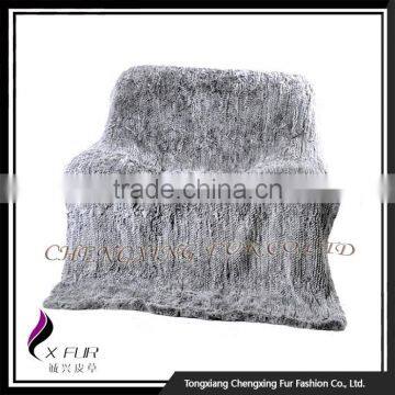 CX-D-92 Wholesale China Rex Rabbit Fur Throw photo-6