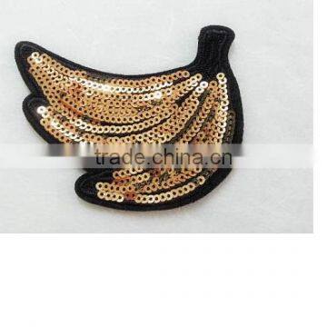 2017fruit Professional Wholesale Strawberry Sequin Applique Patch Embroidery photo-4