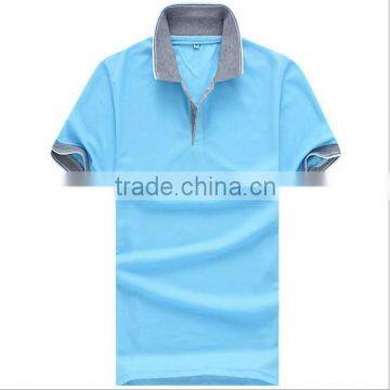 Custom Summer Solid Men Classic Plus Size Cotton Shirts Men Pullover Polos Shirts Casual Men Short Sleeve Wide-Waisted Shirts photo-2