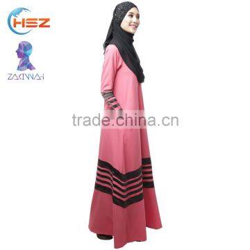 Zakiyyah 10003 2017 New Product Muslim Dress Online Latest Design Abaya Jalabiya Nigerian Women Kaftan Fashional