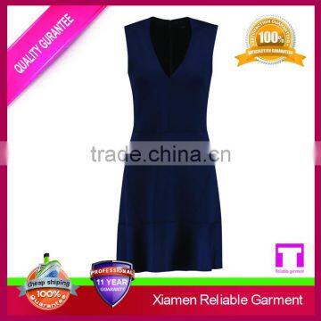 2015 Fashion Newest Long Sleeve Chiffon Casual Dress, Women Dress for Cocktail Party Dress photo-5