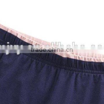 Female Money Navy Blue Knitted Into Joining Together Cultivate One's Morality Leggings photo-5