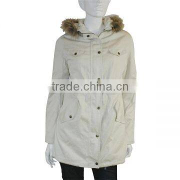 2014 Newest Ladies White Long Duster Coat photo-2