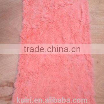 High Quality White Tanned Rabbit Fur Skin Plate for Coat photo-5