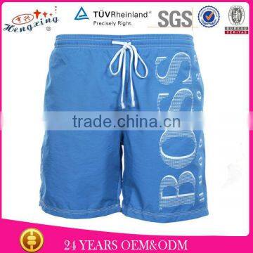 Experienced OEM factory polyester fabric waterproof swimming shorts