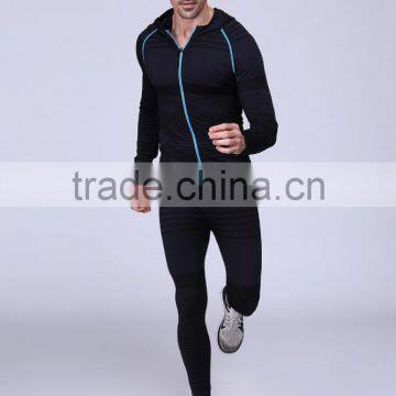 Sportswear Fitness Latest Design Mens Long Sleeve t Shirt Seamless Gym Shirt photo-2