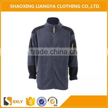 Men's polyester customized designs black winter coat