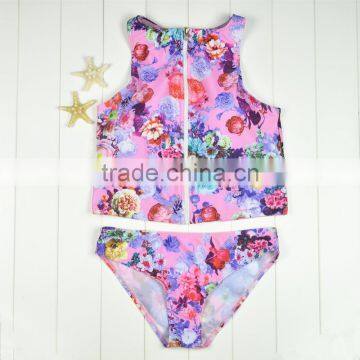Polyester Bikini Different Size for Choice & Padded Blue Girls Swimwear 59377 photo-2