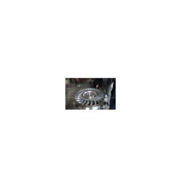 Horizontal Pelton Turgo Hydro Turbine with One / Two Nozzles