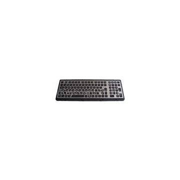 IP65 vandal proof industrial military black metal keyboard,backlight optional