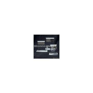 Crystal plaque trophy