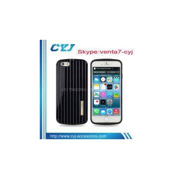 2014 China latest Luggage style TPU+PC case for iphone 6