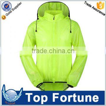 Custom lightest hooded rain jackets for women