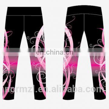 Dance Leggings Blue Design Dance Sport Wear for Girls photo-4