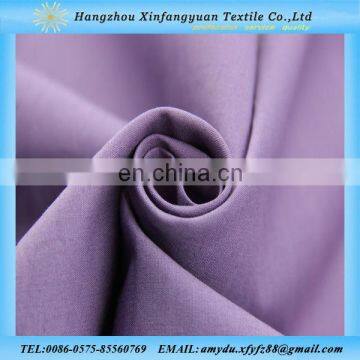 new design plain dyed violet 97 cotton spandex poplin fabric