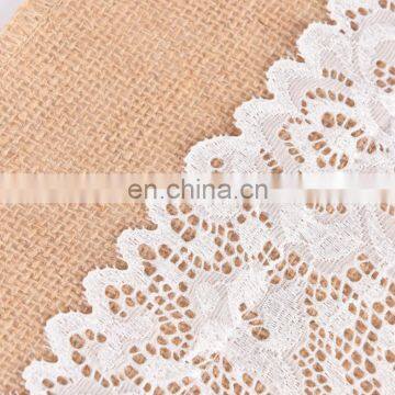 Decoration for the Christmas Craft Wedding of Hessian Table Runner photo-4
