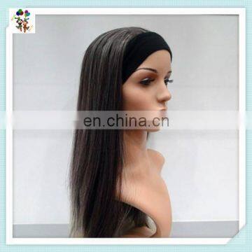 Long White With Black Chopsticks Witch Halloween Party Wigs HPC-0081