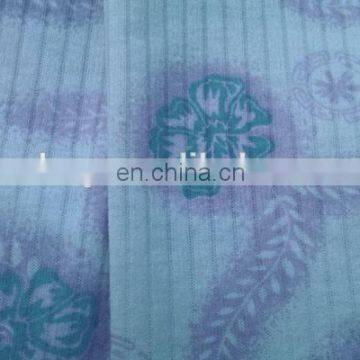 Shaoxing Winfar Drop Needle Interlock Pigment Print Polyester Cotton Knitting Fabric photo-3