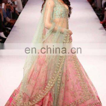 Designer bridal Indo-western Lehenga choli 2016-2017