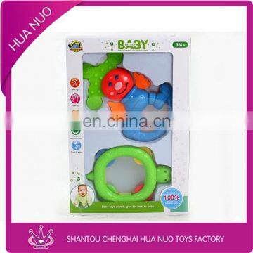 Plastic baby bell toys window box gift set for baby learning toy