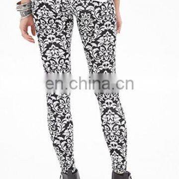 China Garment OEM Manufacturer Vintage Printing Skinny leggings