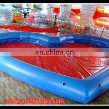 loving heart inflatable swiming pool / inflatable pool table / inflatable indoor pool malaysia