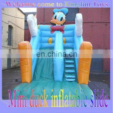 Mini duck inflatable slide for kids