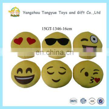 Popular Round Yellow Face Stuffed Emoji Pillow Cushion