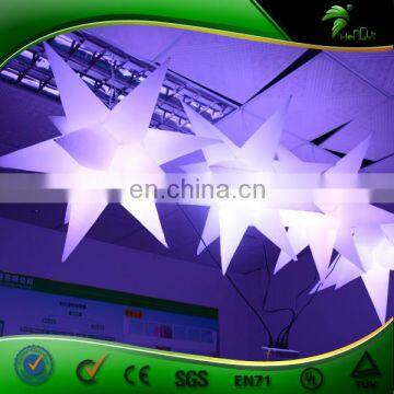 Event / Party Celling Inflatable Hanging Star Light , PVC Cheap Inflatable Led Star Balloonr for Decoration photo-3