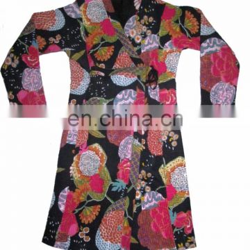 Kantha Blazer Kantha Quilt Vintage Woman Ethnic Girl's Jacket Overcoat Kantha Jacket Sleeves ladies Reversible Ethnic