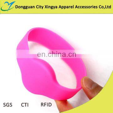 long distance waterproof silicon passive rfid wristband