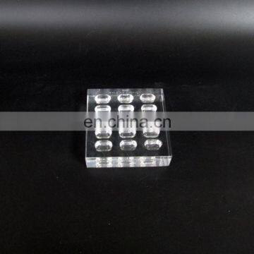 China made acrylic plastic plexiglass receive ring earrings display rack