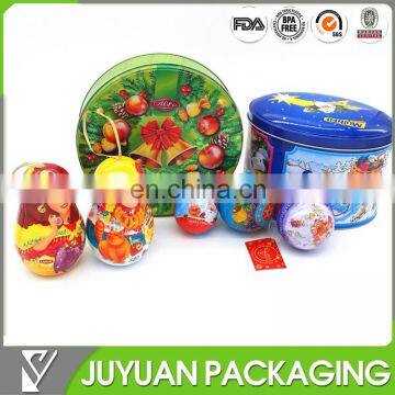 High quality decorative custom made christmas gift tin box wholesale