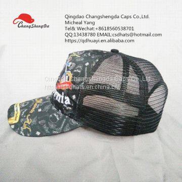 Curved Brim Sports Caps Trucker Caps photo-3