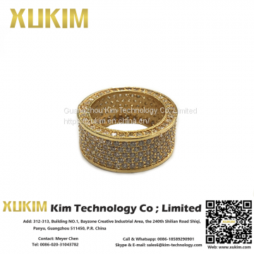 Xukim CZR006 Gold Ring Design for Male and Female