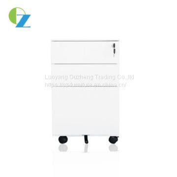 Full wide hospital beside KD mobile 3 drawer pedestal movable cabinet