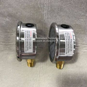 2.5 Inch Face Stainless Steel Glycerin Filled Pressure Gauge photo-4