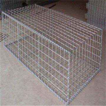 Multipurpose Galvanized Weld Mesh Gabion Baskets 2.0 - 4.0 Mm Wire Diameter