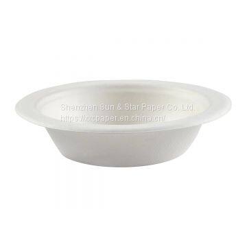 Disposable Bowls: 16OZ Compostable Heavy Molded Fiber Bowl SS-SBL816