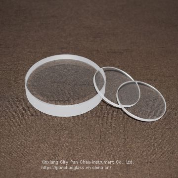 clear optical fused quartz glass lens high pressure thin quartz glass plate disc price