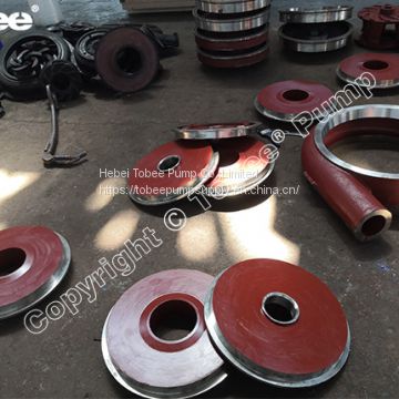 popular slurry pump parts wear resistant spare parts from China pump manufacturer