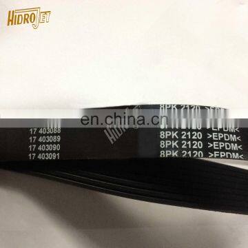 Imported V Belt 8PK2120 Ribbed Belt 8pk 2120 Fan Belt for Sale