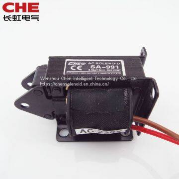 SA-991 0.5kgf 4.9N 10mm Push Pull Type Tractive Solenoid Electromagnet for Vending Machine photo-2