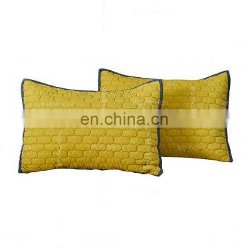 90gsm Microfiber Fabric Quilted Bedding Set Melange Texture Duvet Cover Set photo-6