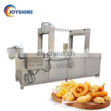 200kg/h Nut Fryer Conveyor Belt Peanut Fryer Machine Continous Peanut Frying Machine