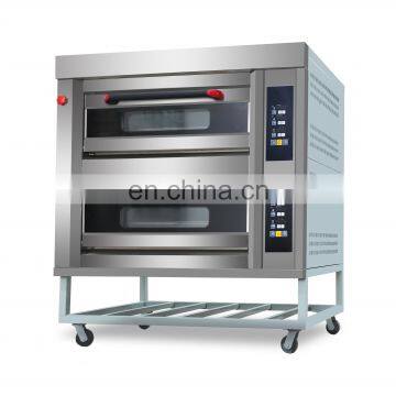 New Power Commerical Gas Pizza Oven Pizza Making Machine With 2 Layer photo-2
