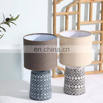 European Vintage Indoor Light Custom Home Table Decoration Ceramic Antique Desk Lamp With Logo photo-5